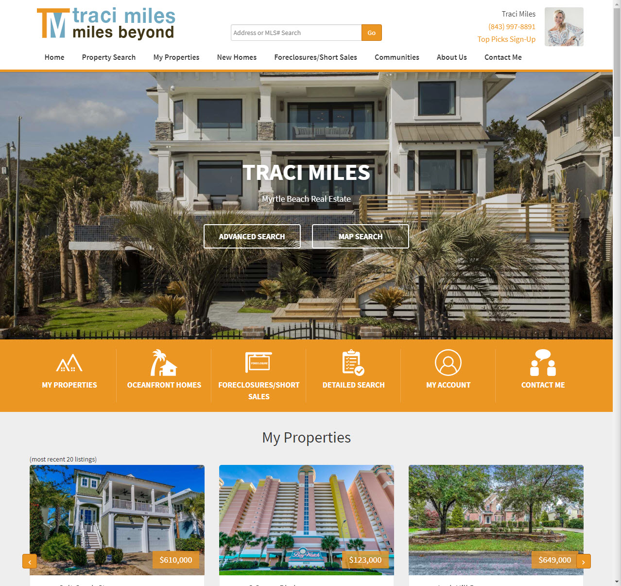 Traci Miles website